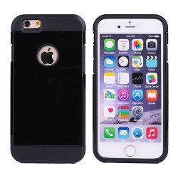 iPhone 5S 5 Slim Fit Armor Hybrid Case (Black)